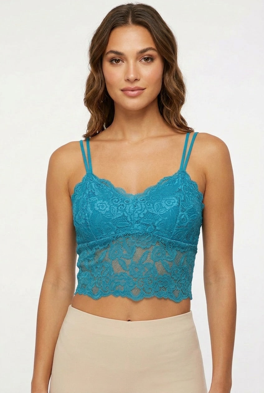 Love Poem Dahila Lace Scallop Cami