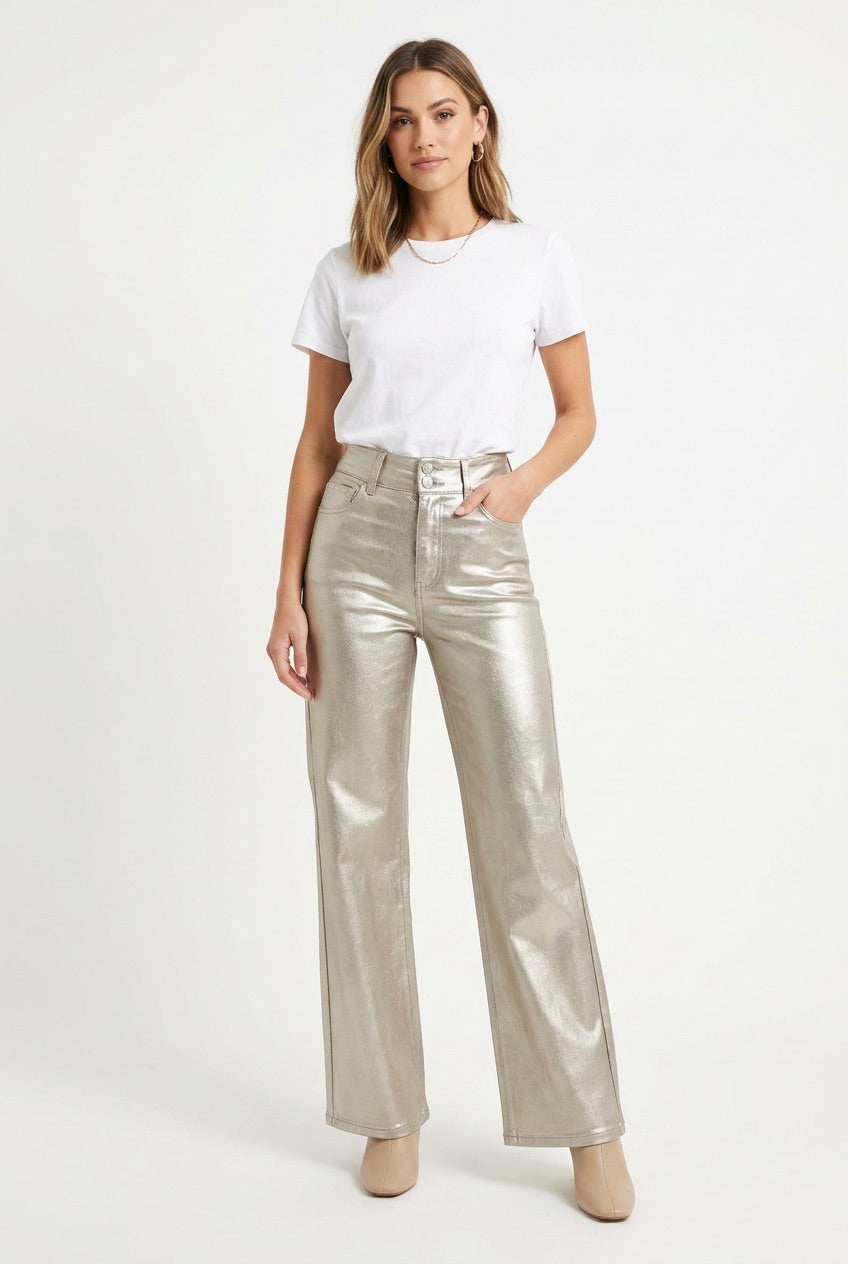 Ladies woven pants