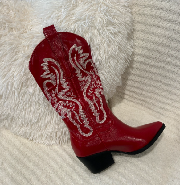 Oasis Society cherry classic western boots